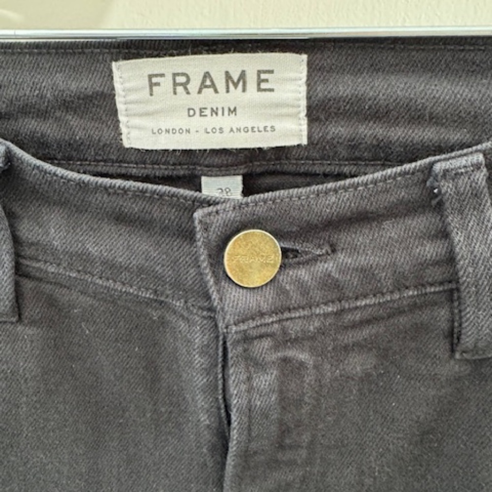 FRAME BLACK DENIM JEANS SIZE 28 Very good condition